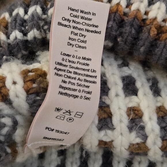 Cinq a Sept 5a7 Tous Les Jour Amalie Sweater M Cinnamon Multi - Picture 6 of 6